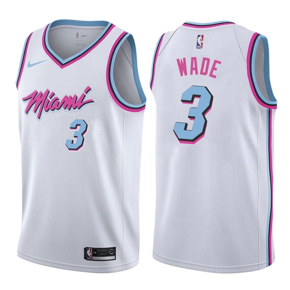 BNWT Dwyane Wade Nike Miami Heat Vice City Edition Youth